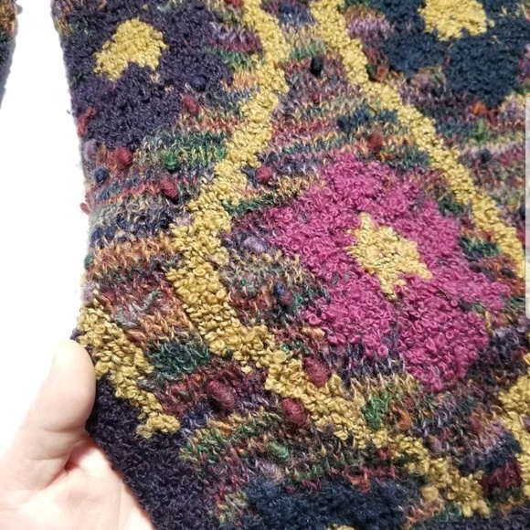 Peruvian Connection Floral Knit Sweater - Picture 6 of 8